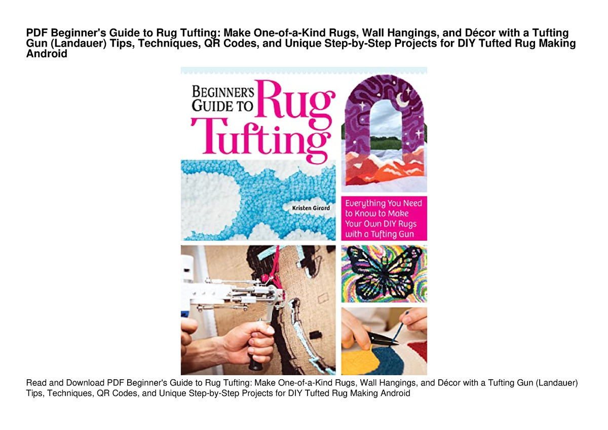 Learn a New Skill at Scattered Kind's Rug Tufting Workshops