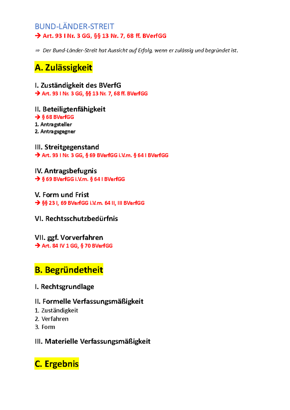 Bund Länder Streit Schema