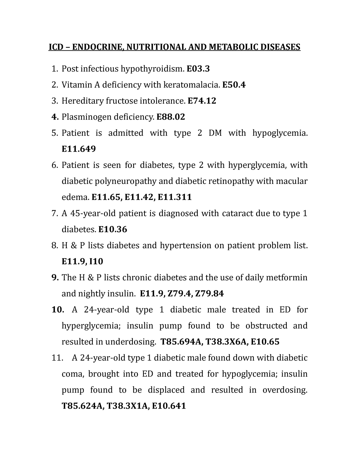 icd-endocrine-icd-endocrine-nutritional-and-metabolic-diseases