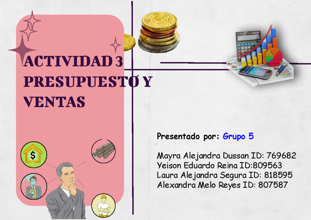 Actividad 3 - Control Presupuestal - ACTIVIDAD 3 PRESUPUESTO Y VENTAS ...