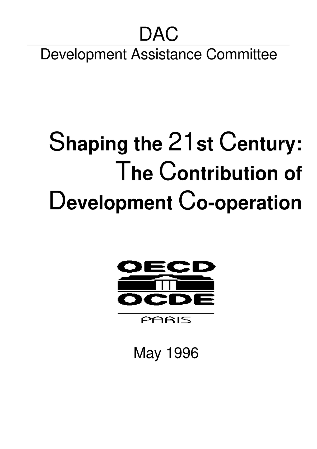 development cooperation thesis