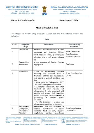 Project Work Of 7 Sem - PRACTICE SCHOOL REPORT ON “FORMULATION AND ...