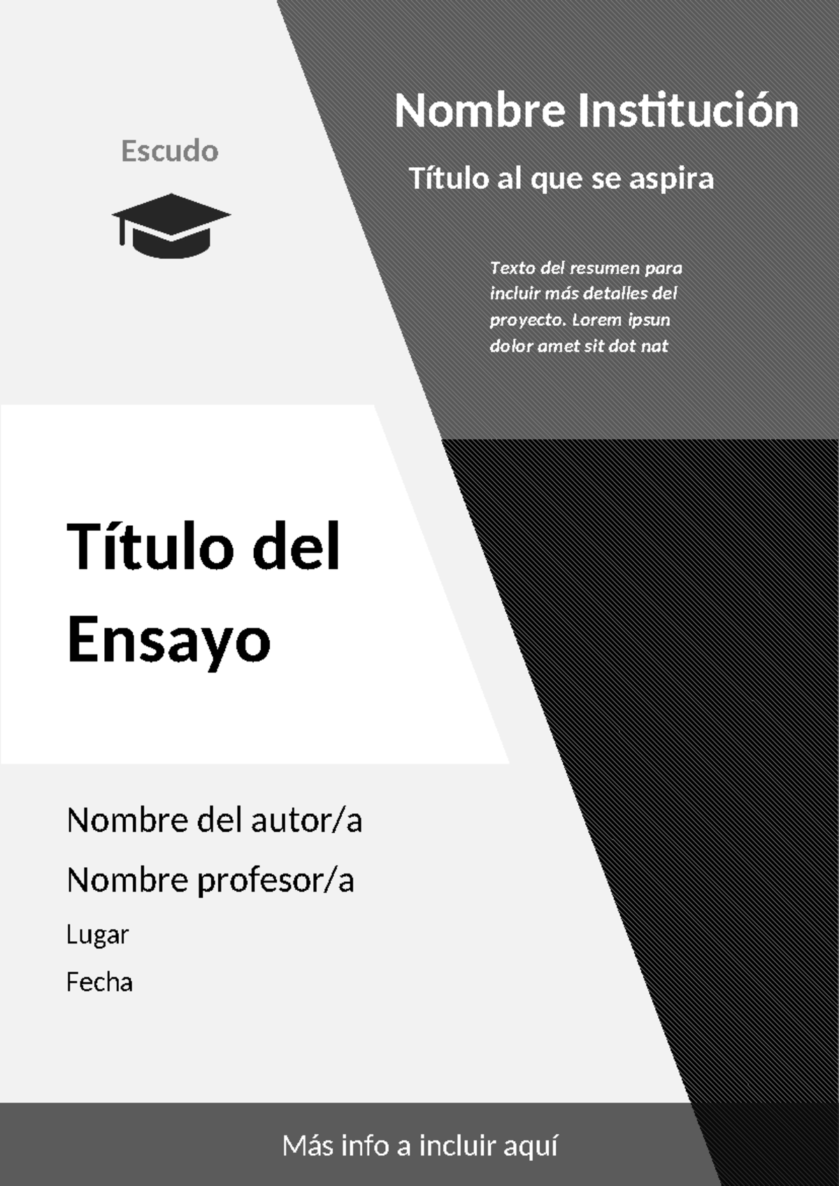 Portada PARA Ensayos 1 - MODELOS - Promoción y Desarrollo de Personal ...