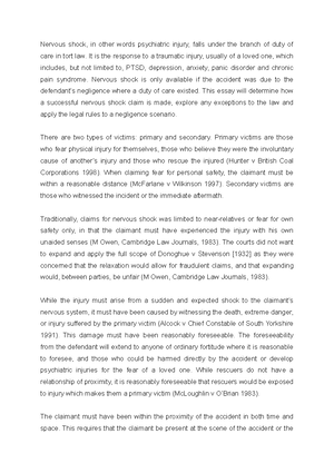 template for an answer for a basic negligence problem question ...