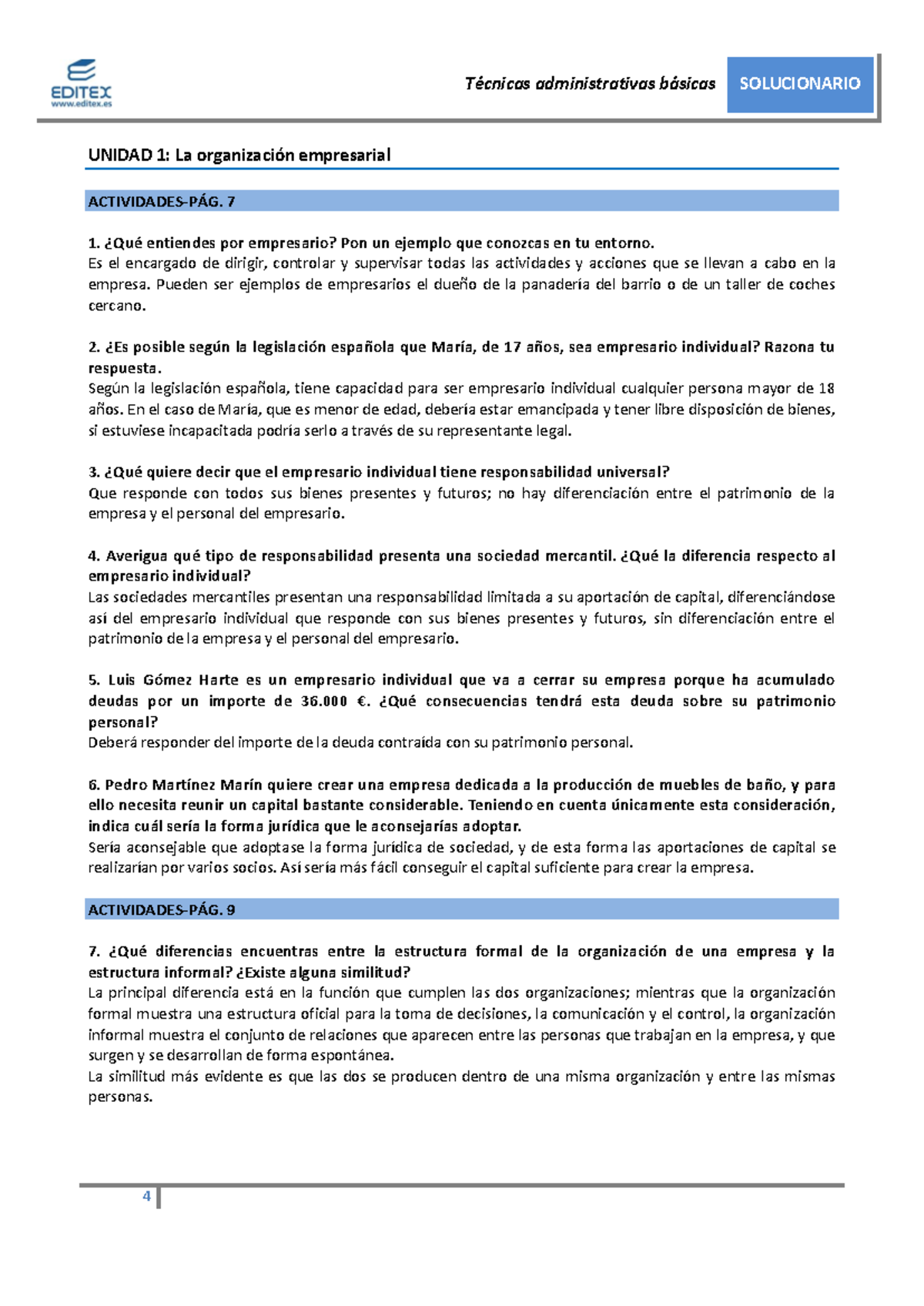 Solucionario FPB TAB muestra UD1-3 - UNIDAD 1: La organización ...