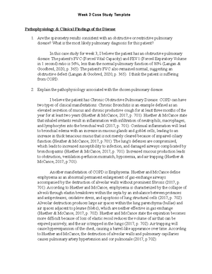 NR507 Week3 Case Study Template - Pathophysiology & Clinical Findings ...
