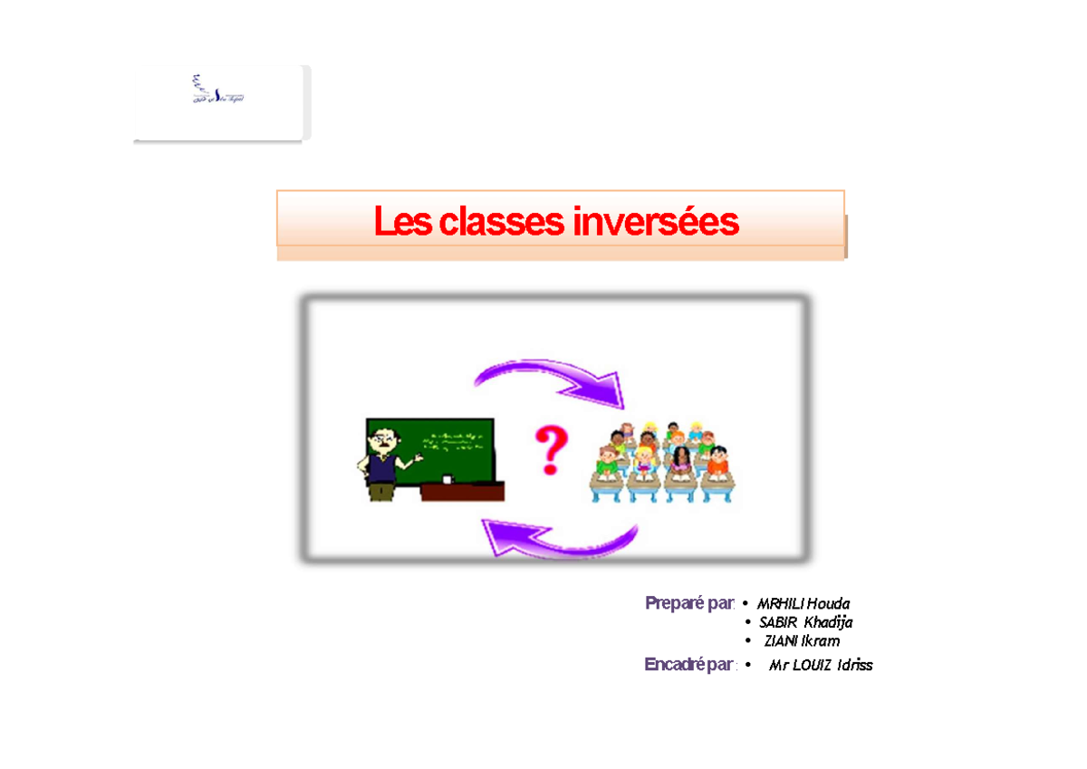 Les classes inversées - Ces notes sont très importantes pour obtenir de ...