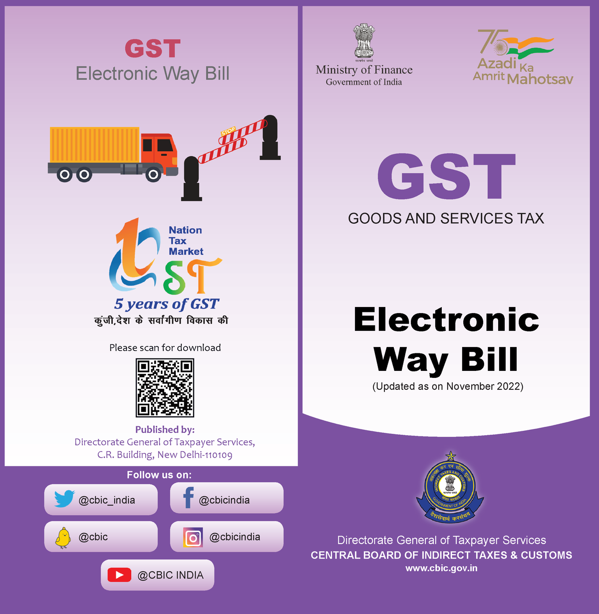 E-way-bill - Helpful - GST GOODS AND SERVICES TAX Electronic Way Bill ...