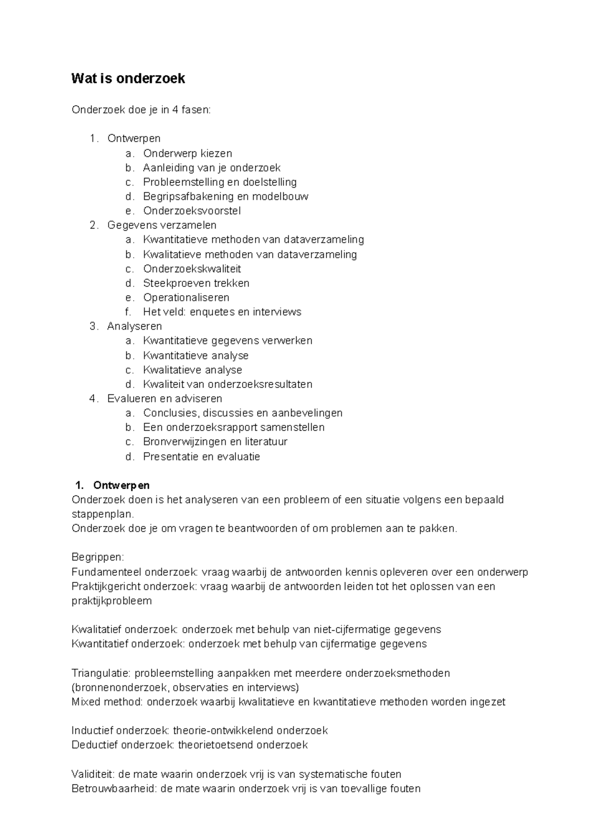 Samenvatting inleiding onderzoek LOI schriftelijk examen Wat is onderzoek Onderzoek doe je Samenvatting inleiding onderzoek LOI schriftelijk examen Wat is onderzoek Onderzoek doe je