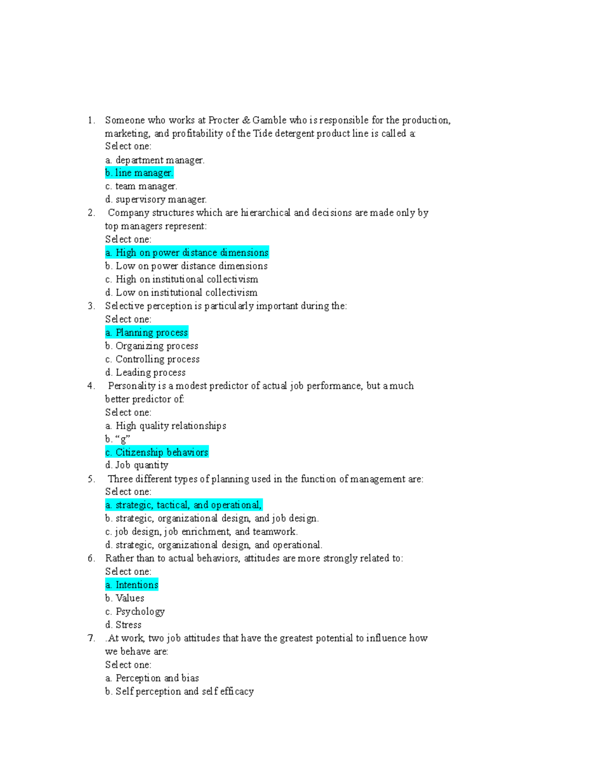 479987958 BUS 1101 Graded QUIZ 3 Docx. - Management - Studocu