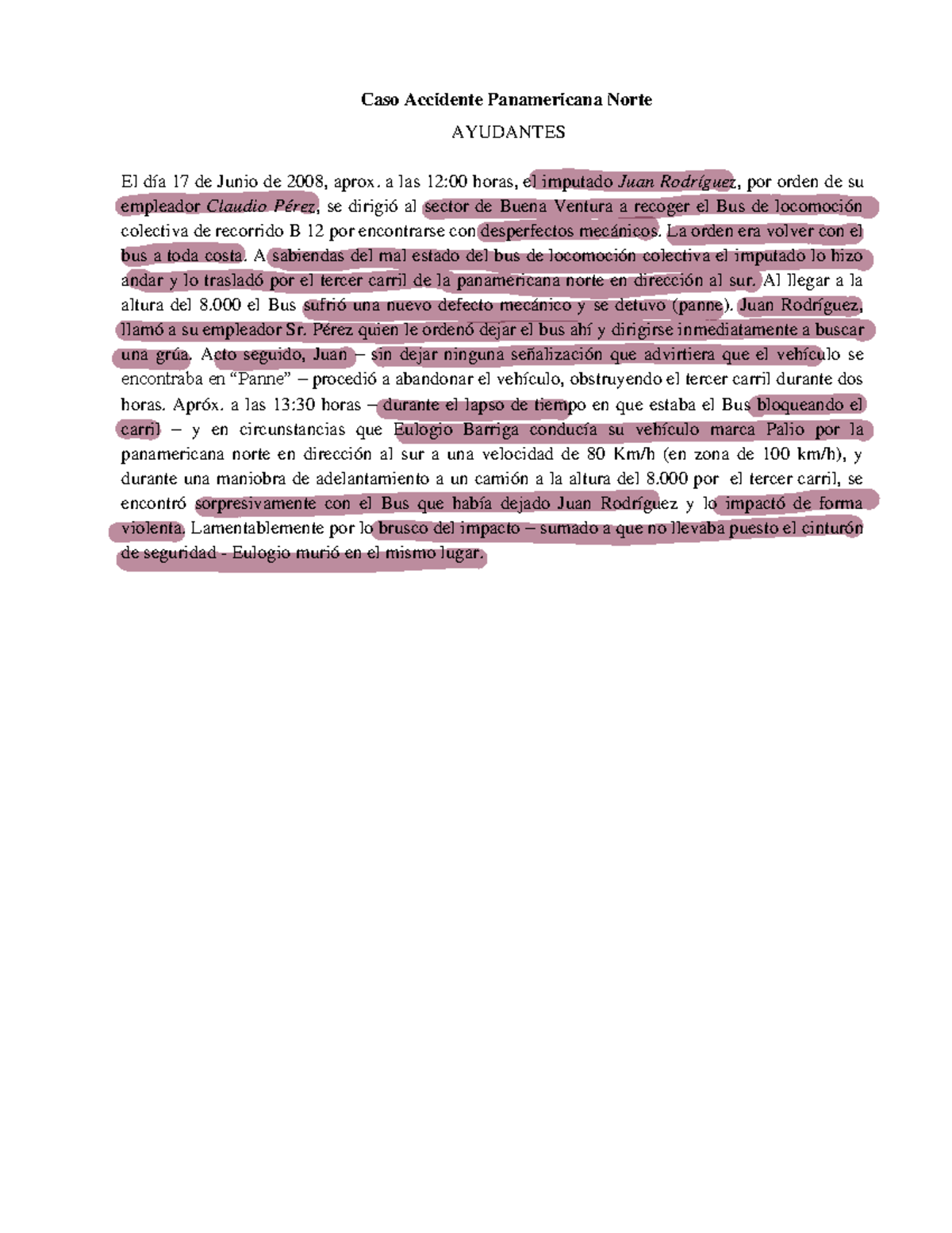 Soluci%C3%B3n+Caso+Accidente+Panamericana+Norte+ Ejemplo+ Ayudantes ...