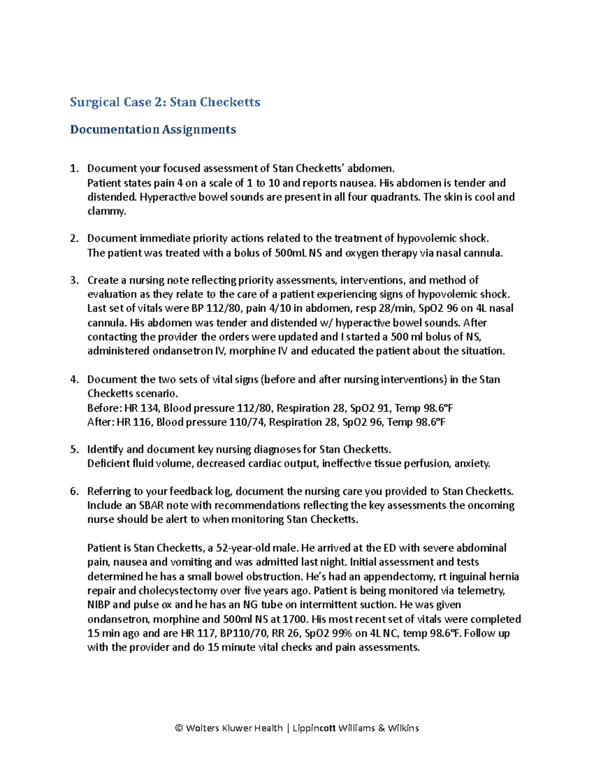 Stan Checketts documentation - Surgical Case 2: Stan Checketts ...