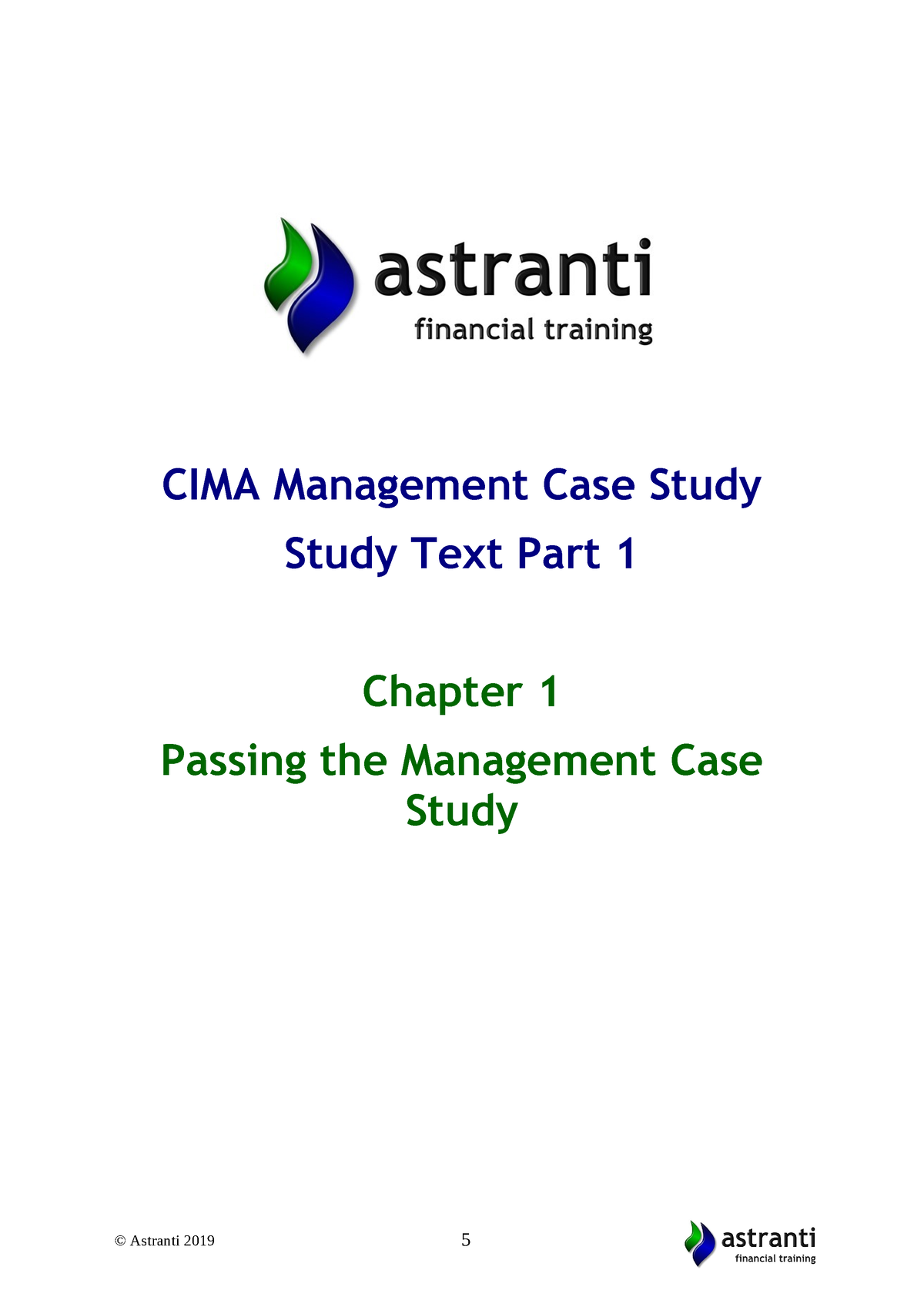 cima management case study variants