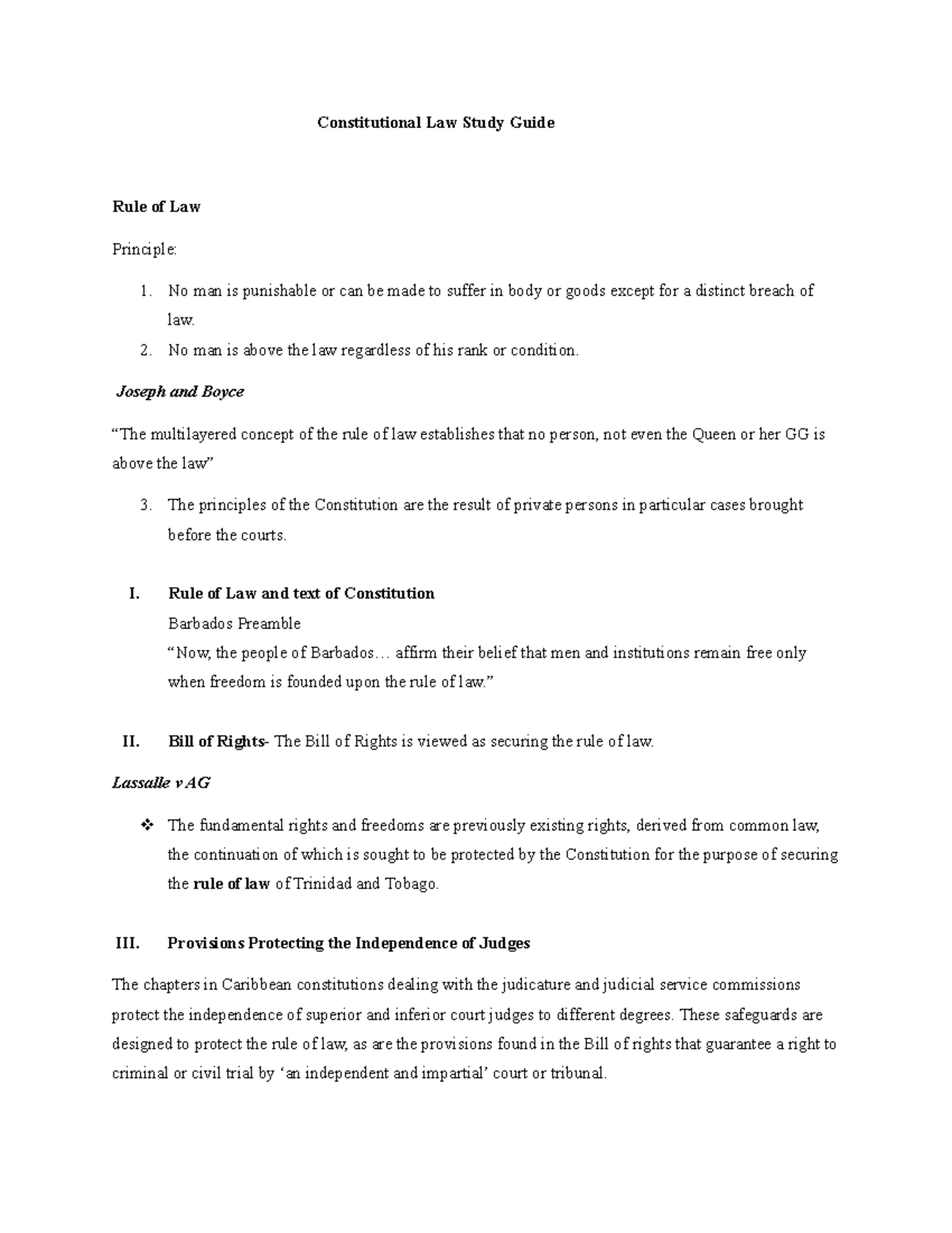 Worksheet 4- Constitutional Law Outline - Constitutional Law Study ...