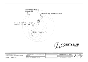 A1 SITE DEP - N/A - DRAWN/PREPARED BY: PROJECT TITLE: PROPOSED ONE (1 ...