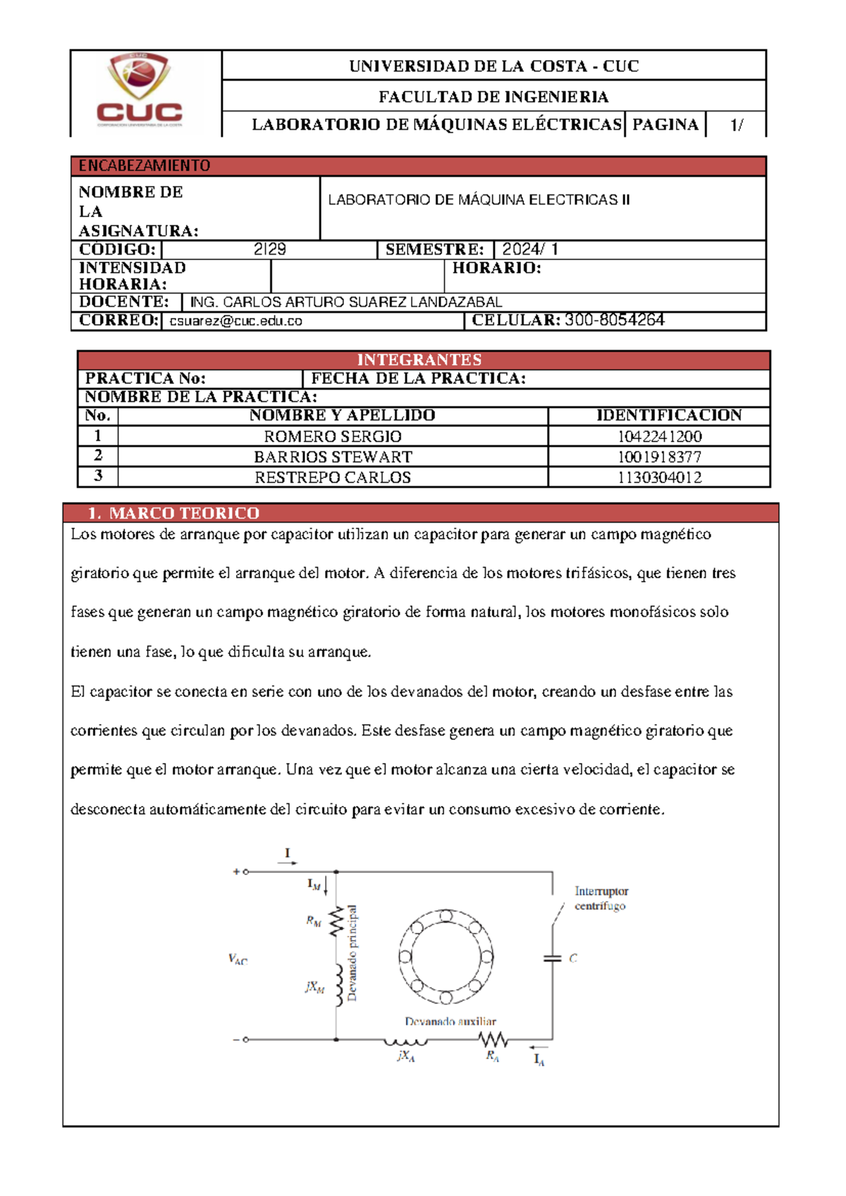 Informe Experiencia No 9 De Laboratorio Maquinas Eléctricas Ii