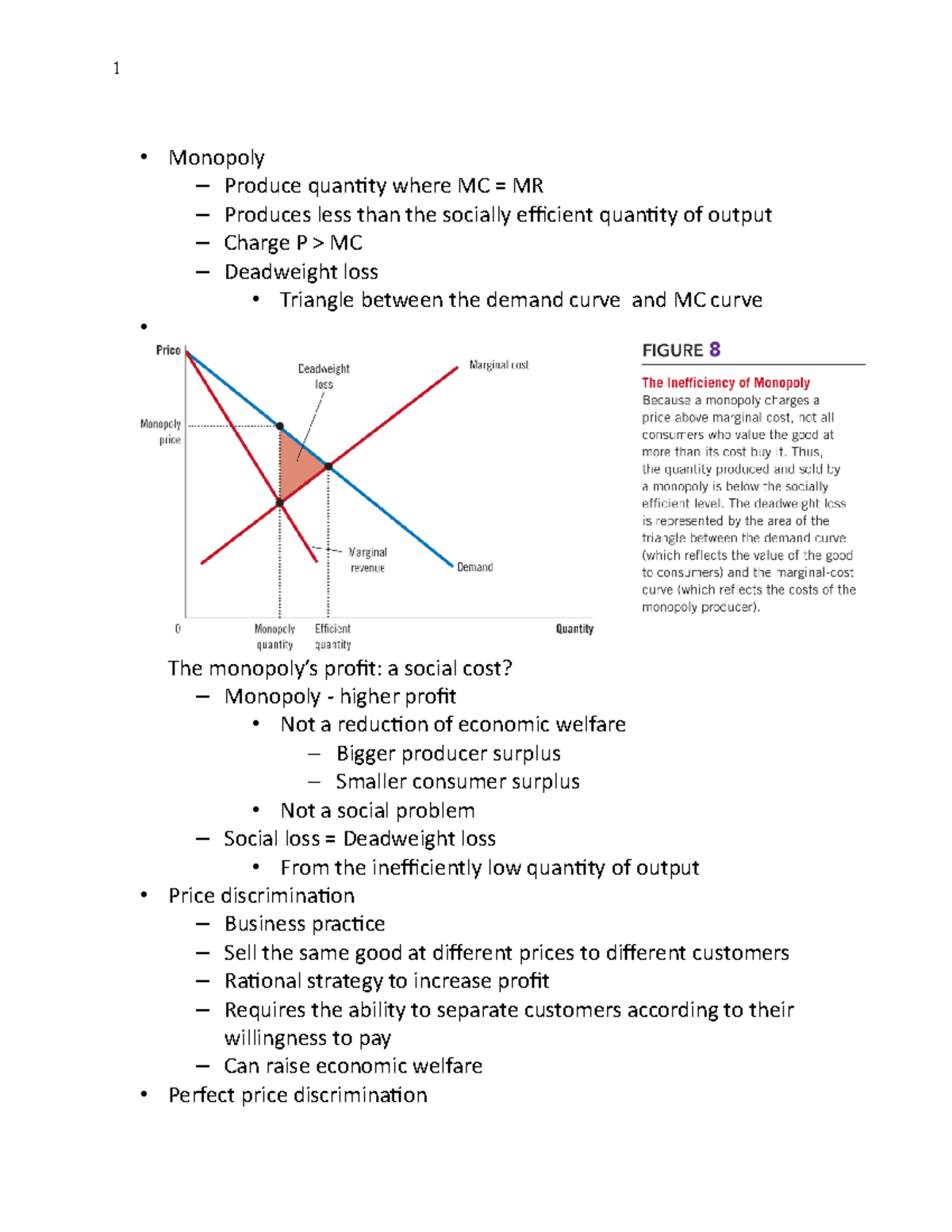 Chap15 - Monopoly P5 - Monopolistic Competition - 1 Monopoly Produce ...