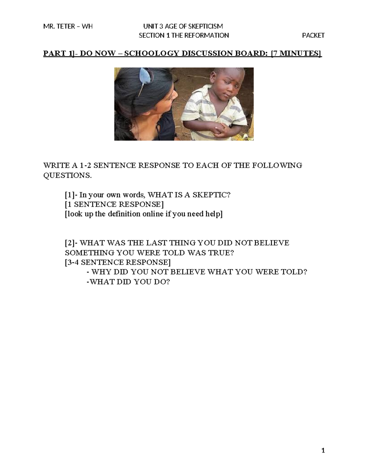 23-24+Wh-U3S1 Skepticism-+THE+ Reformation- Packet+-P4-finished ...