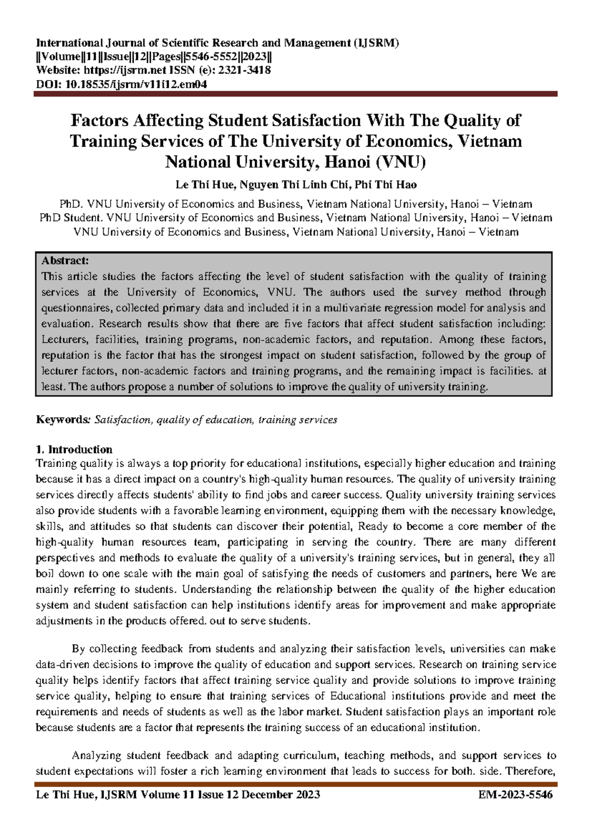 Factors+ Affecting+ Student+ Satisfaction+WITH+THE+ Quality+OF+ ...