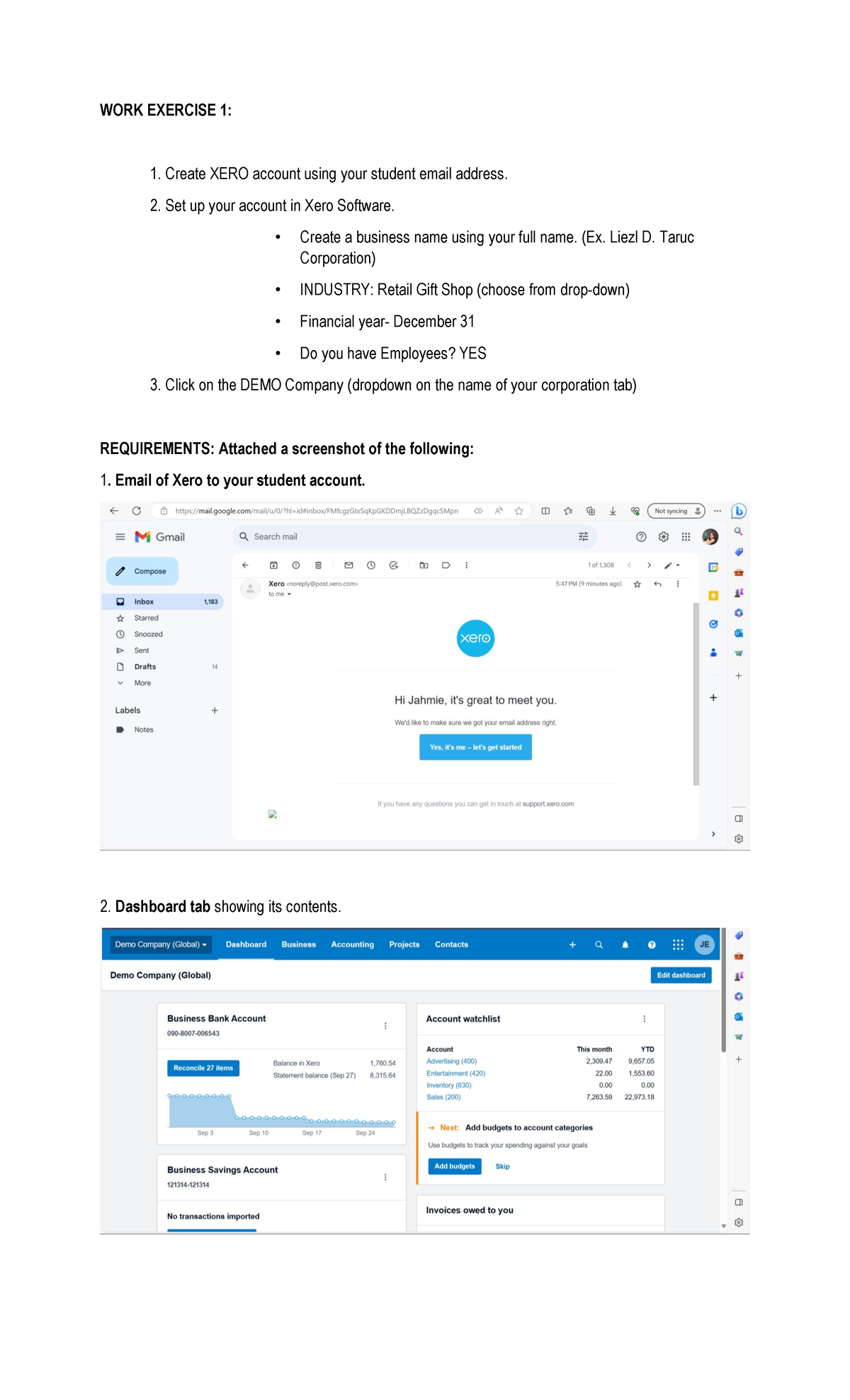 xero-activity-1-fdghdfghfdghfdghf-work-exercise-1-create-xero