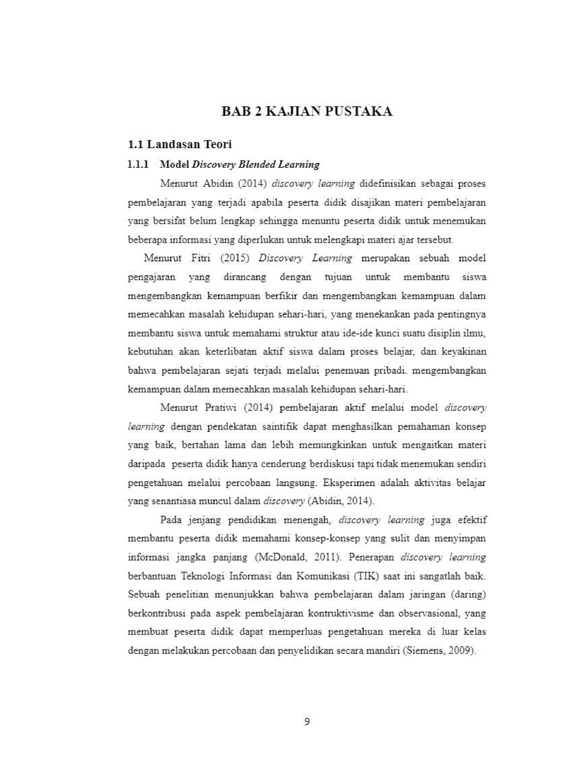 BAB II Kajian Pustaka - Penerapan Model Pembelajaran Dengan Model ...