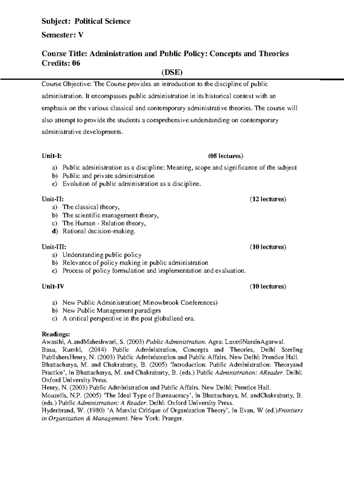 Administra Administrationand Public Policy Conceptsand Theories ...