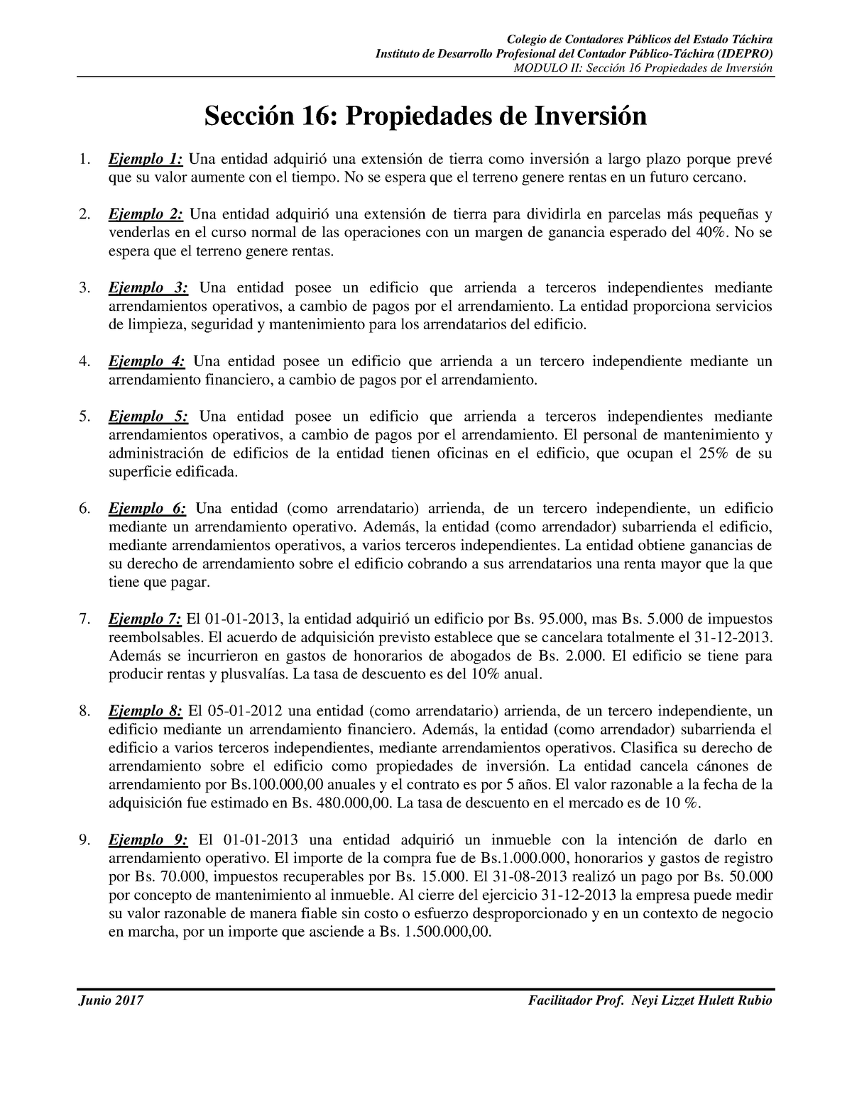 Ejercicios Practicos Apuntes 2 Instituto De Desarrollo Profesional Del Contador Público 2623