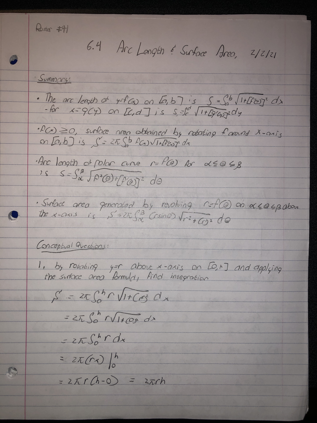 Section 6 - MATH 1452 - Studocu