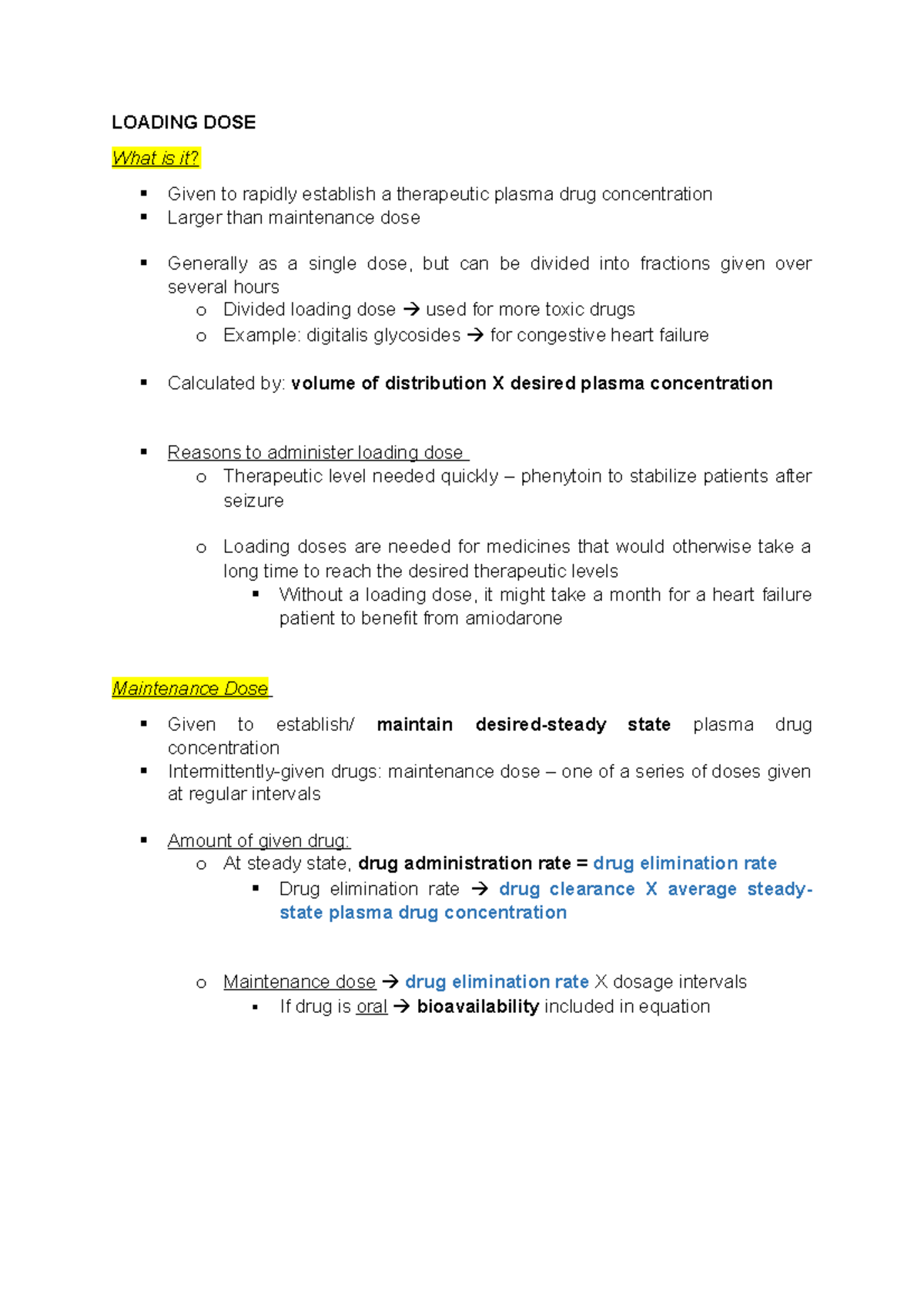 loading-doses-lecture-notes-7-loading-dose-what-is-it-given-to