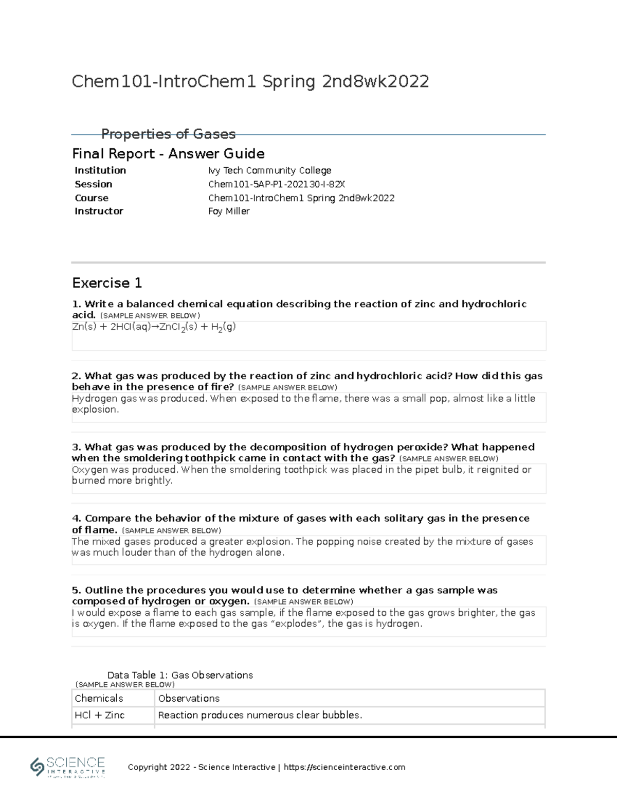 assignment gases online lab