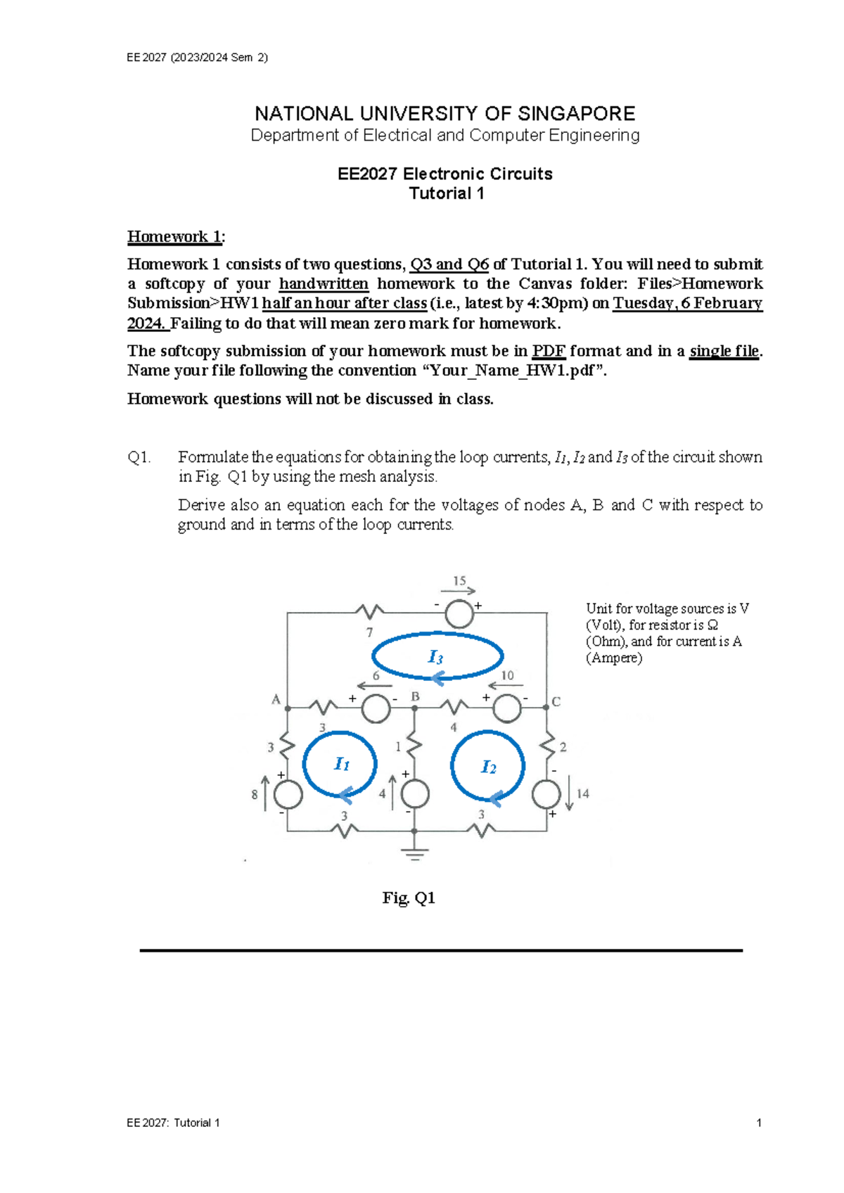 EE2027+Tutorial+1 Review+and+PN+Junction AY2324S2 - NATIONAL UNIVERSITY ...