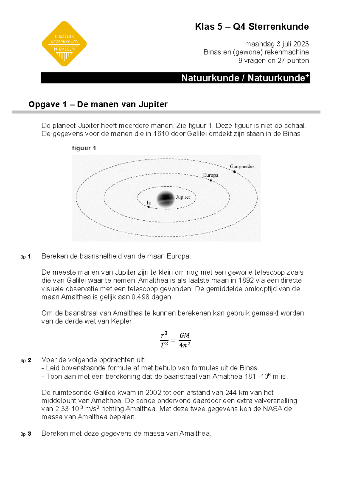 Oefentoets Sterrenkunde (naar Q4 2023 V2) - Klas 5 – Q4 Sterrenkunde ...