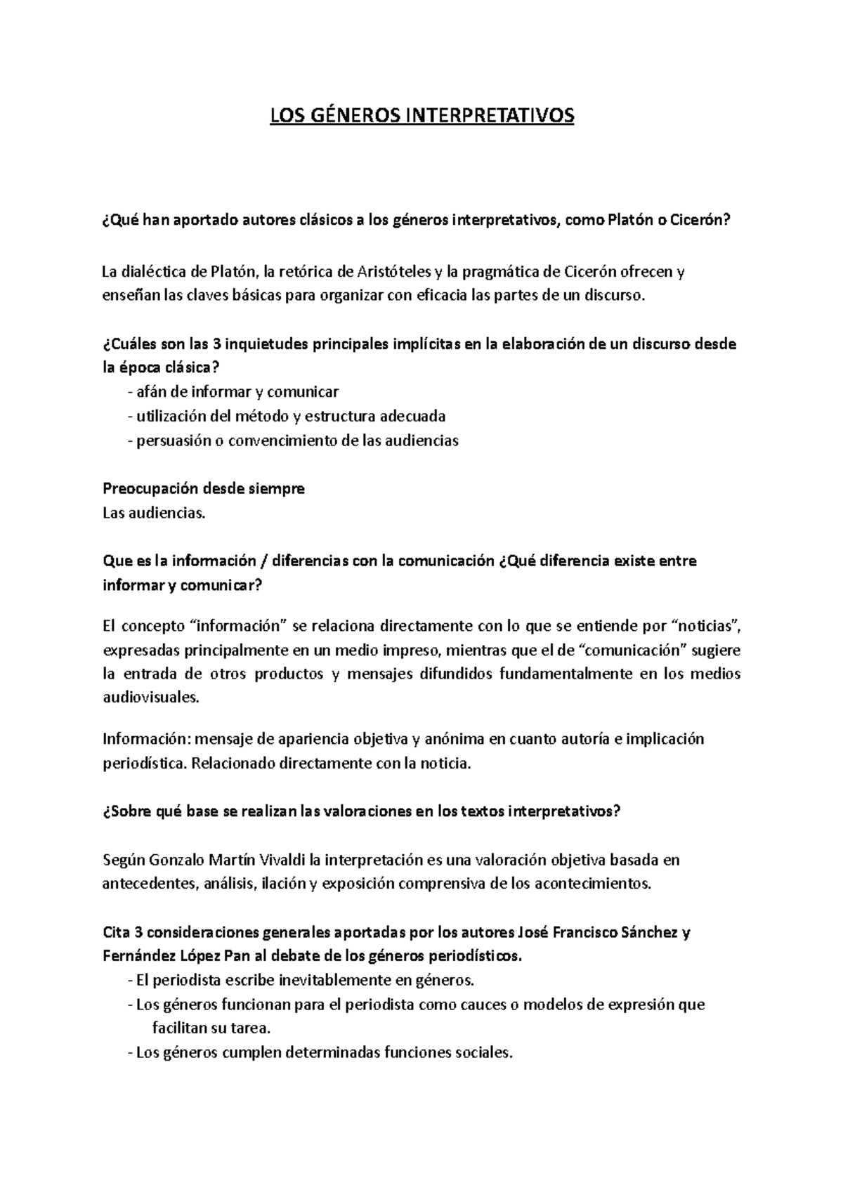 Preguntas%20examen%20Nati - LOS GÉNEROS INTERPRETATIVOS ¿Qué Han ...