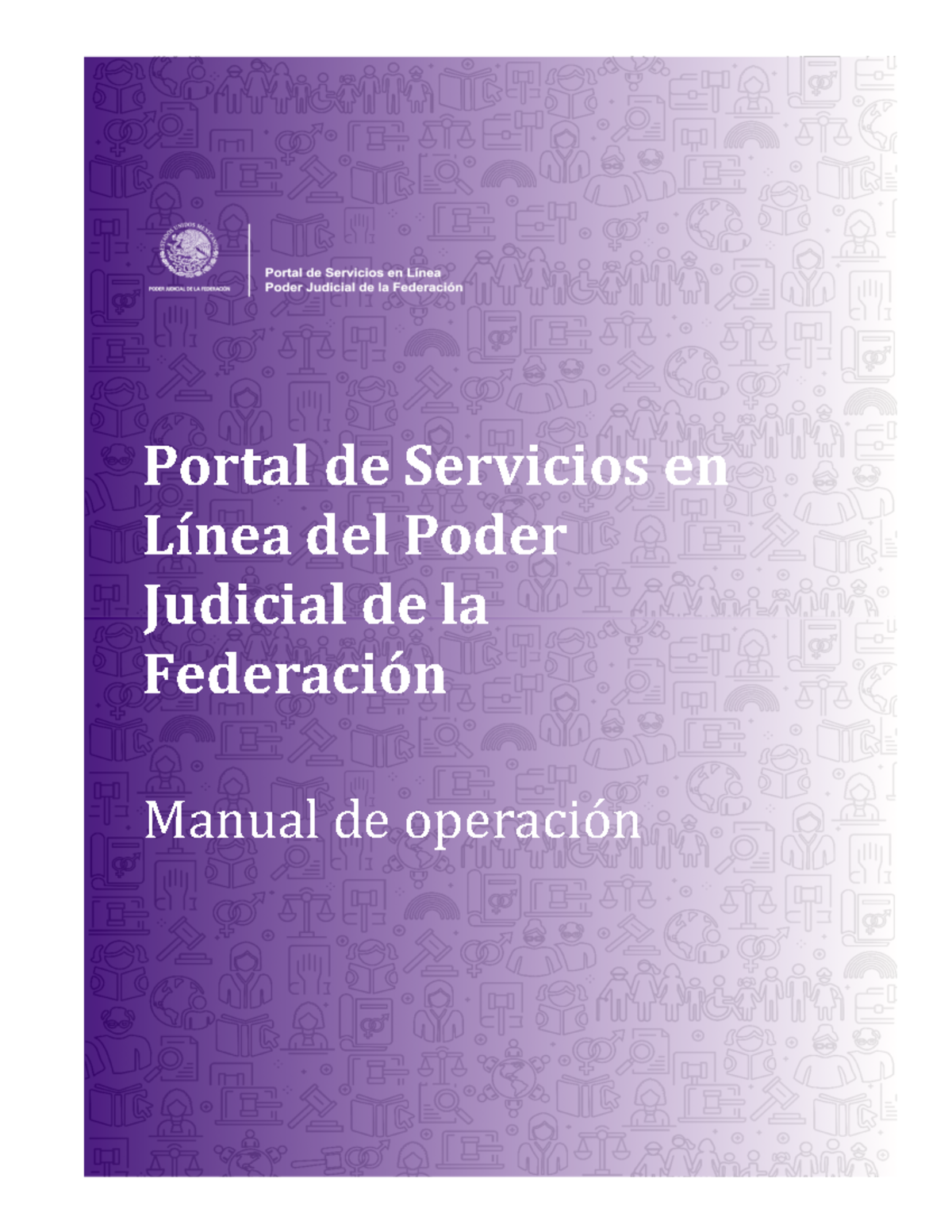 V3 GUIA Rapida DEL Portal DE Servicios EN Linea DEL PJF VF - Portal de ...