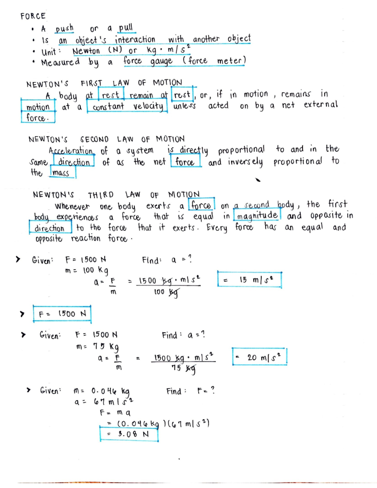 Force - BS in Civil Engineering - Studocu
