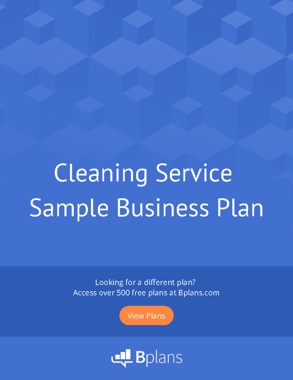 Cleaning service business plan ungated - Cleaning Service Sample ...