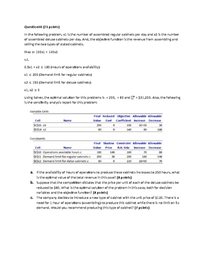 Calculus III Extra Resource for second exam review - MA-213 - Studocu