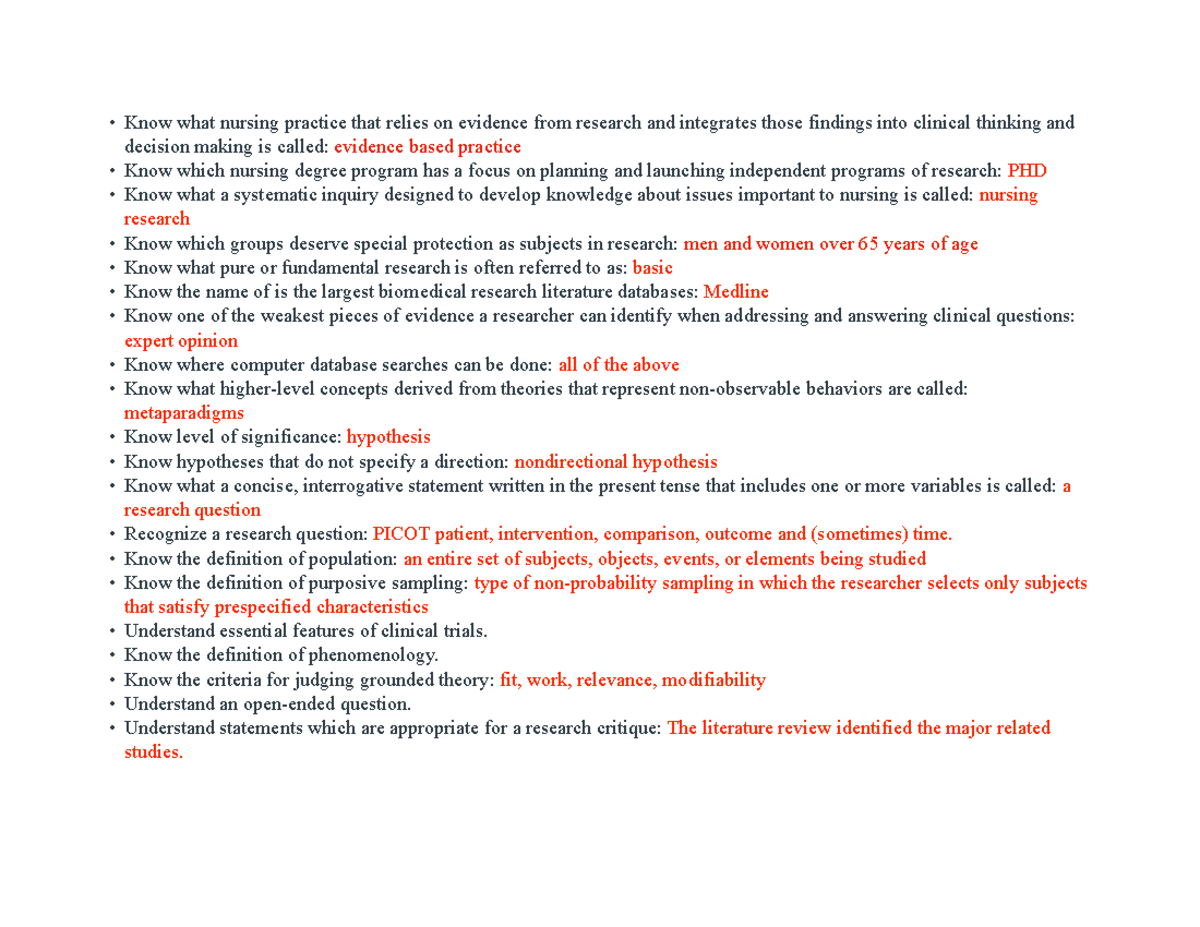 rn informatics case study test