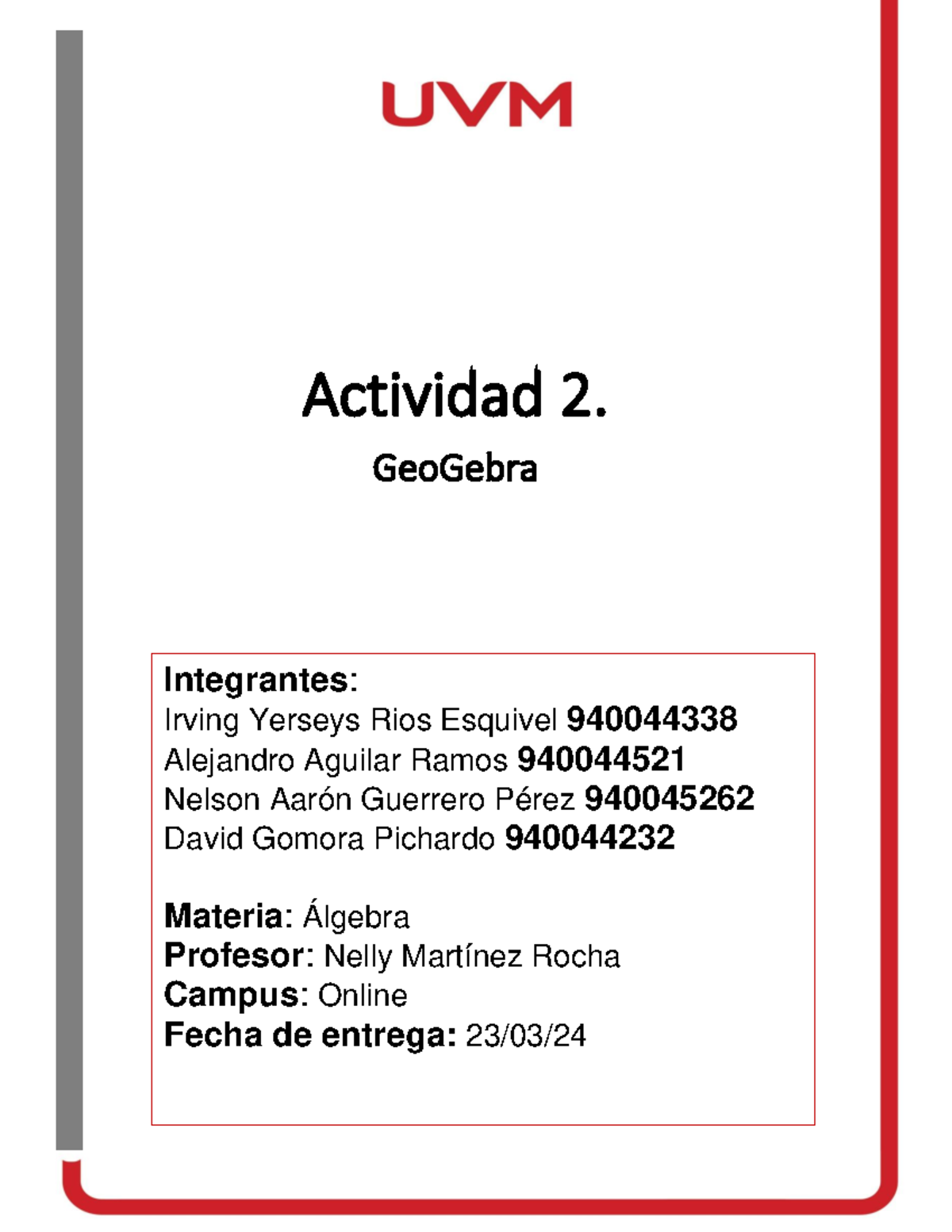 ACT2 EQ13 - actividad 2 geogebra - Act Actividad 2. GeoGebra ...