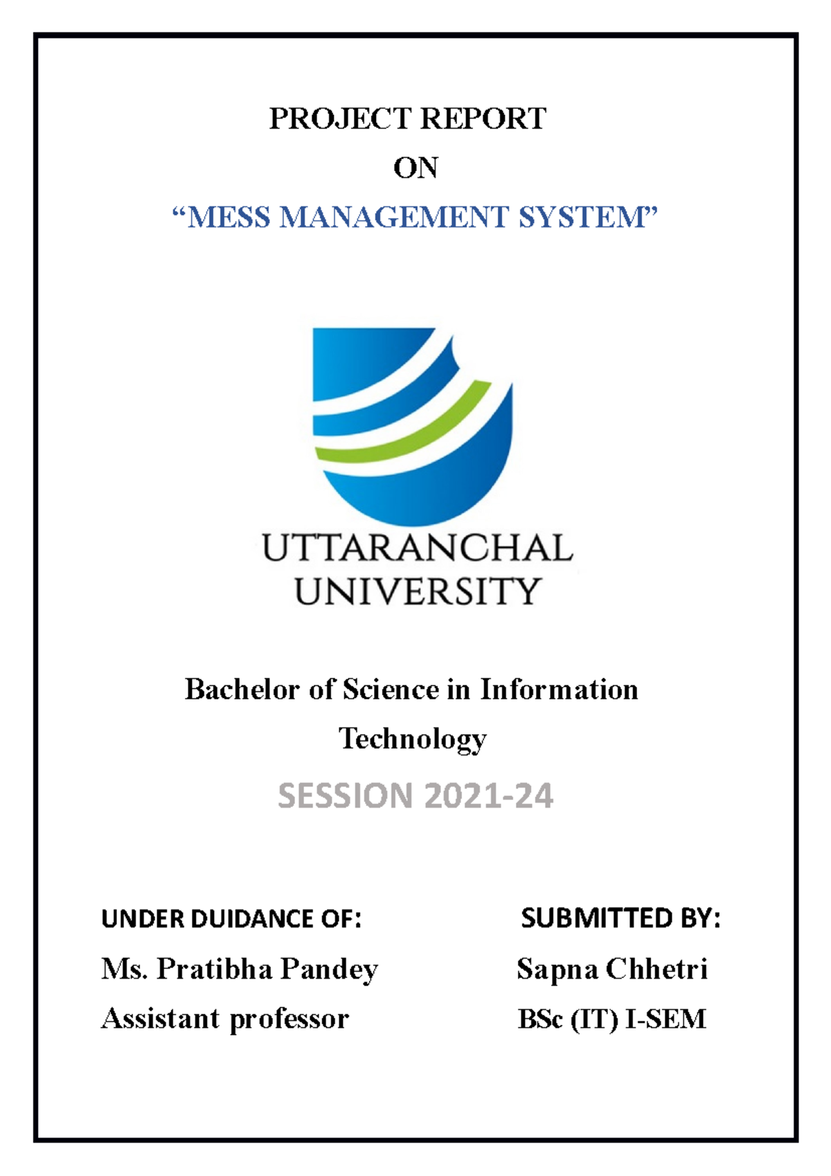 project-report-project-report-on-mess-management-system-bachelor-of