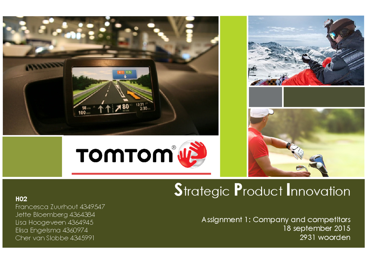 Tomtom navigation picture