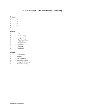 IA3 Chapter-7 Notes PART-1 - IA Chapter 7 PROBLEM 1: 1. FALSE 6. FALSE ...