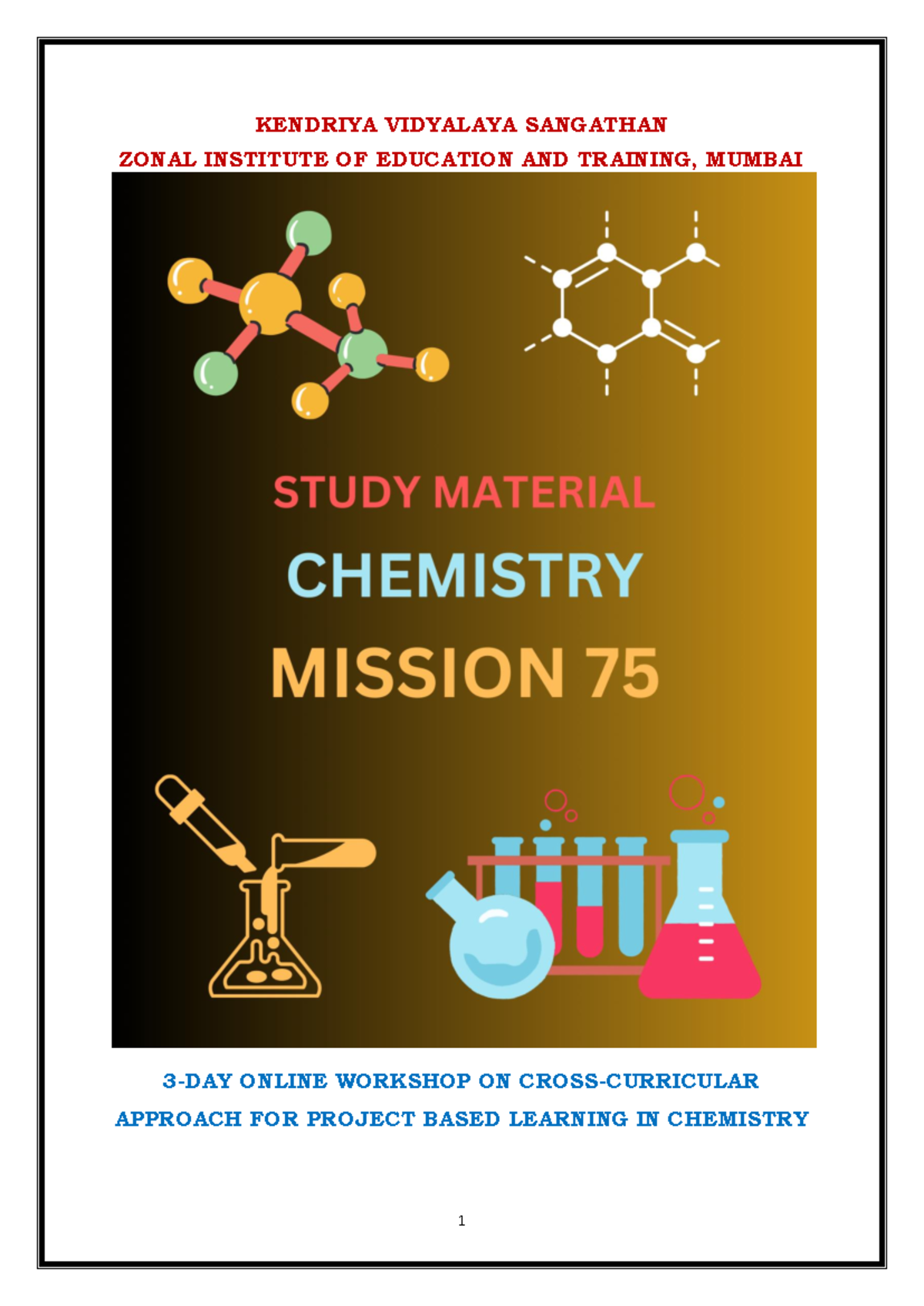 01 Chemistry Qbank - Ddfg - KENDRIYA VIDYALAYA SANGATHAN ZONAL ...