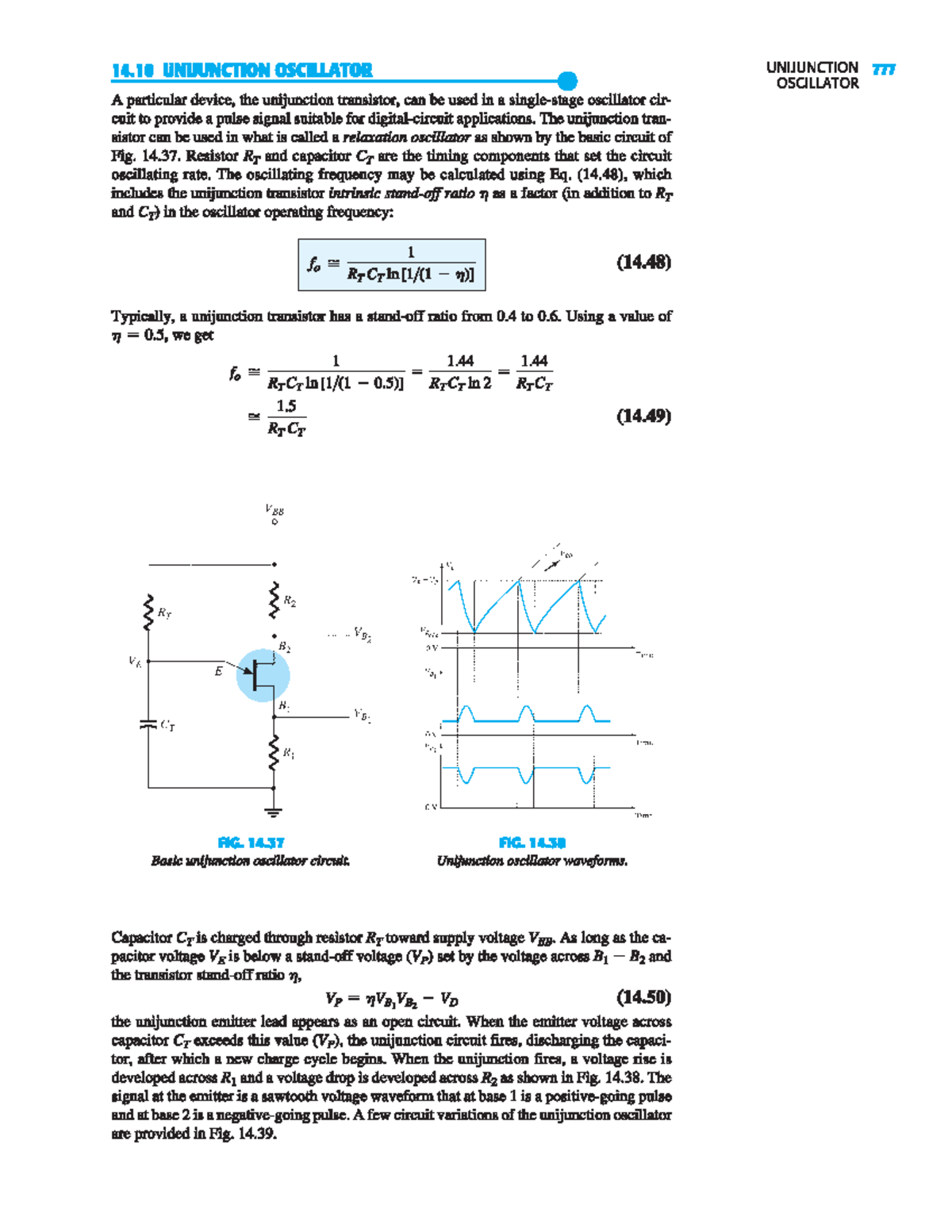 Unijunction Oscillator Electronic Circuit devices and analysis Studocu