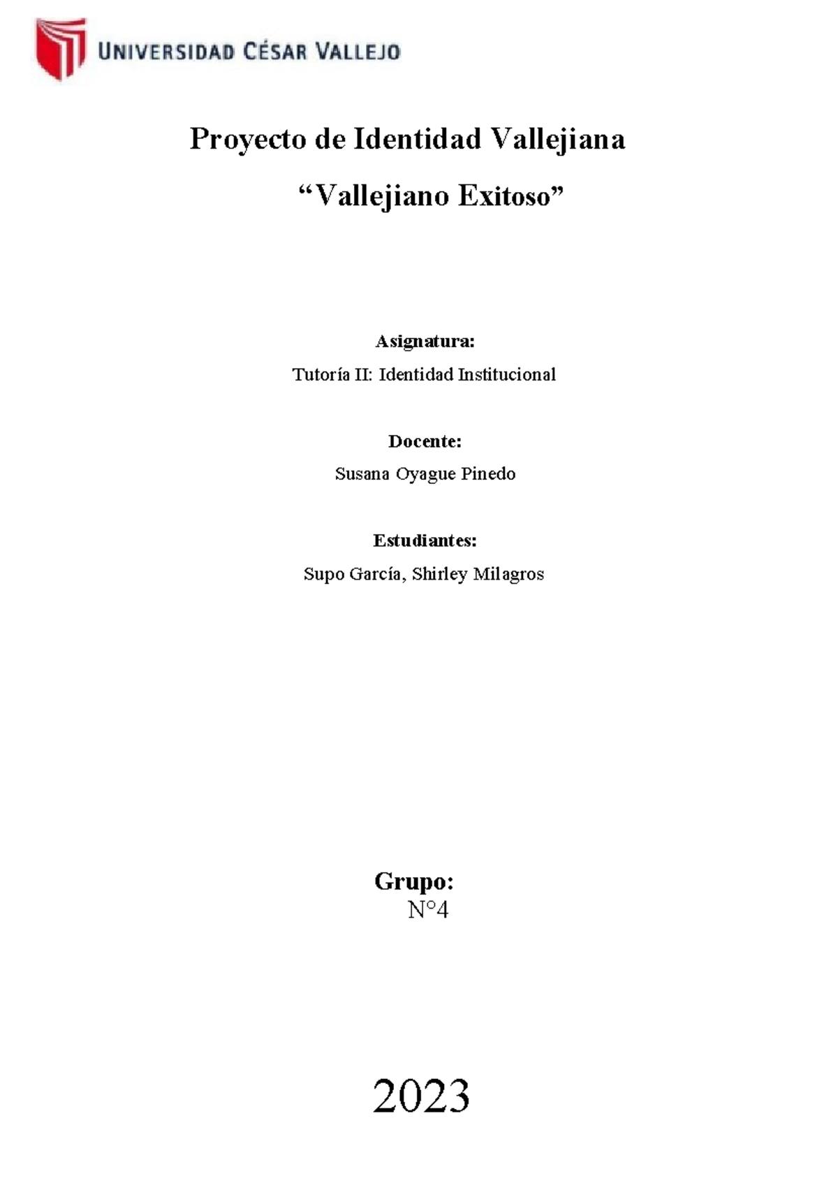 Informe+ Final+ Tutoria+II+ Grupo+4 - Proyecto de Identidad Vallejiana ...