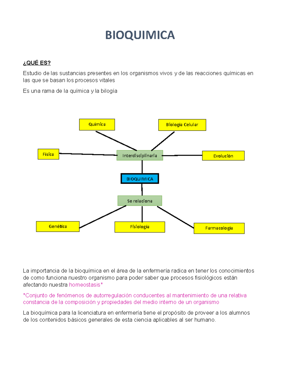 Bioquimica - Apuntes 5 - BIOQUIMICA ¿QUÉ ES? Estudio De Las Sustancias ...