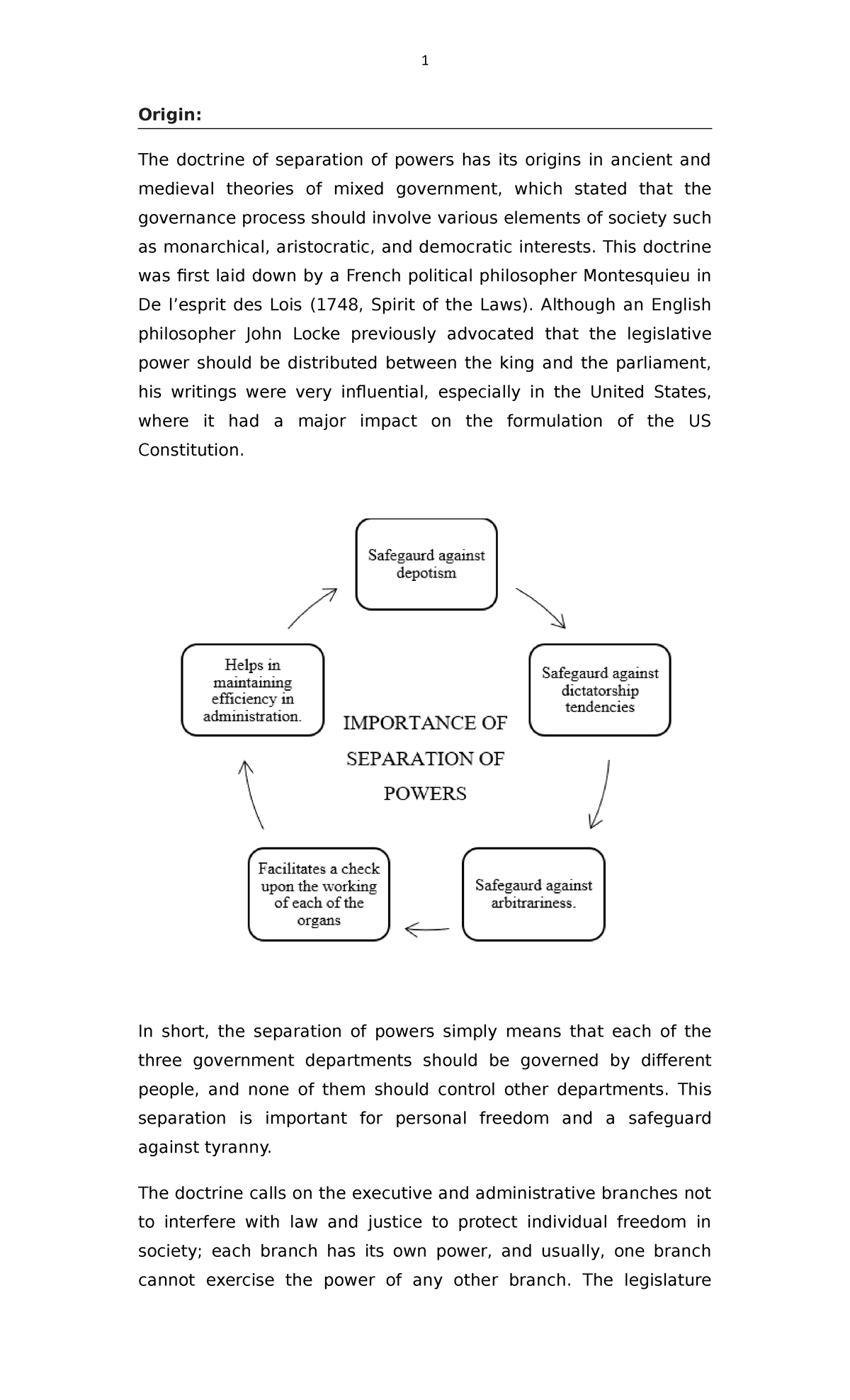 admn-law-separation-of-power-in-india-and-usa-origin-the-doctrine