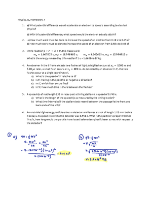 homework 5 phys 2c - Physics 2C Homework 5 1. Two slits spaced 0 mm ...