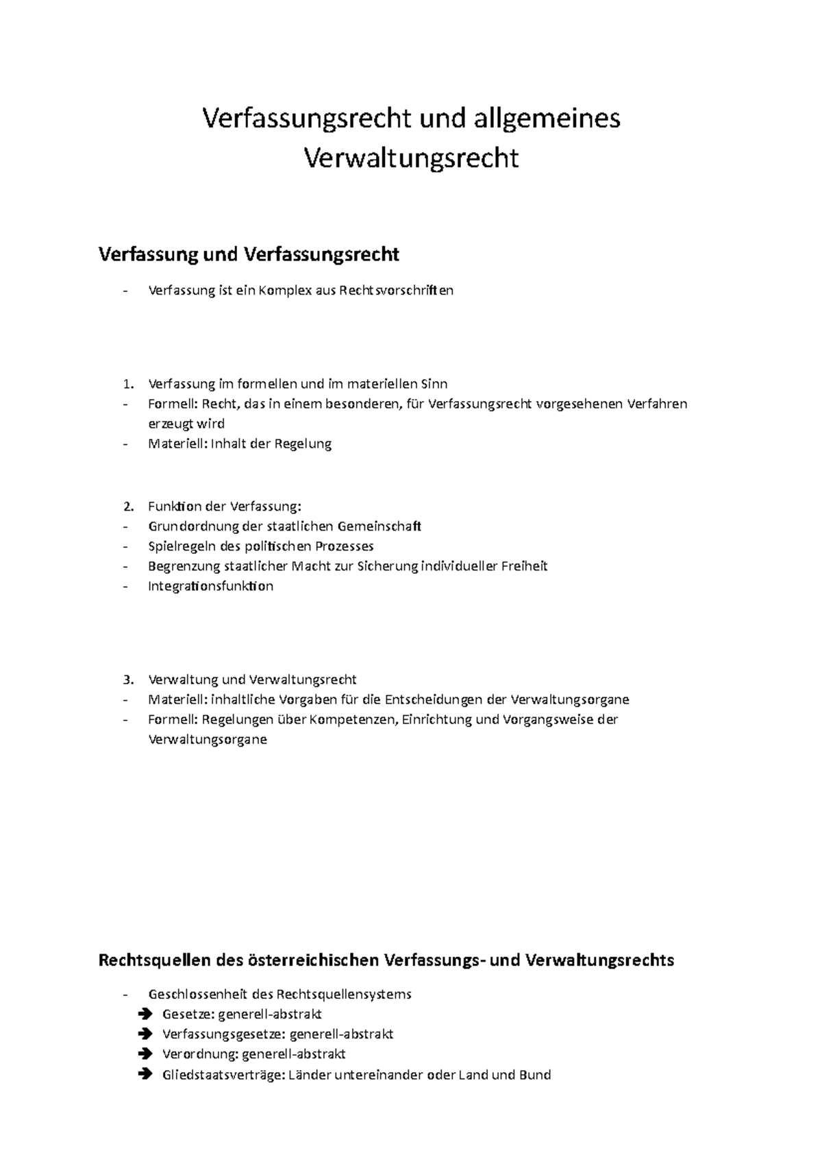 Verfassungsrecht Zsmfsng - Verfassungsrecht Und Allgemeines ...