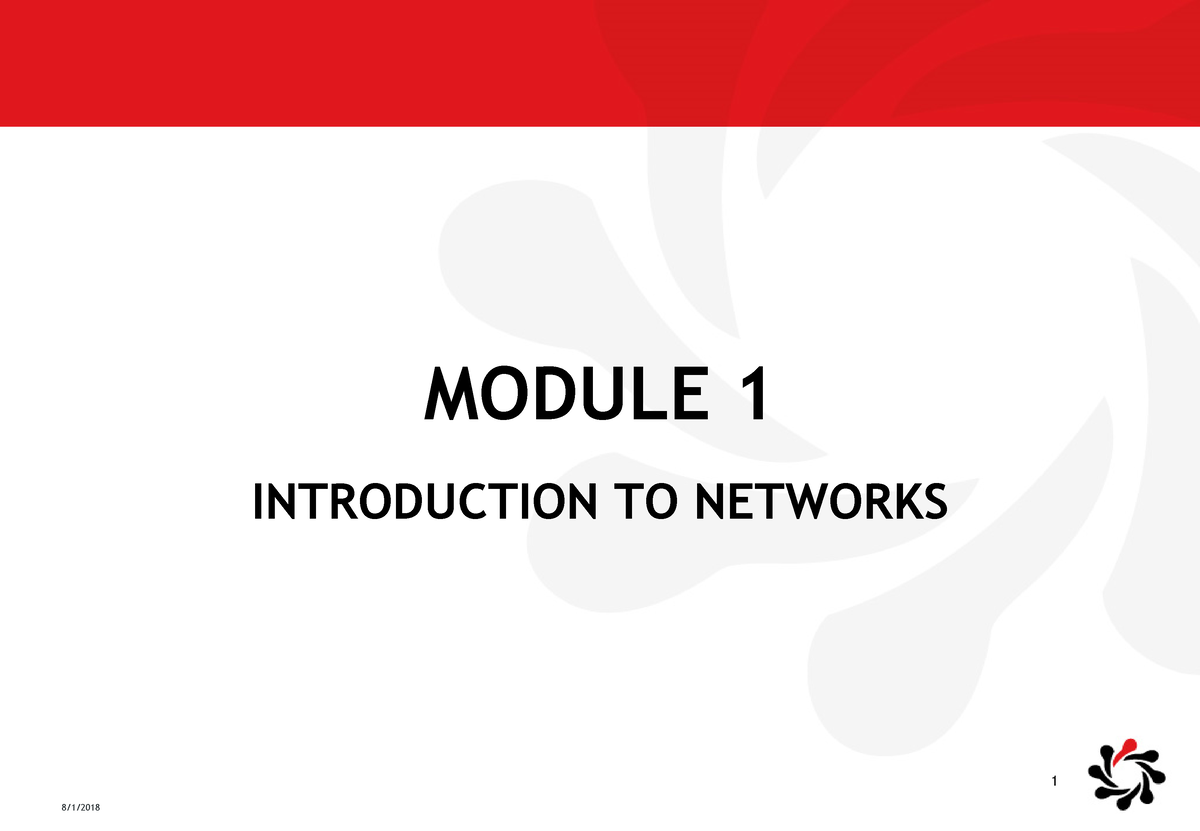 Jaringan Komputer 01 Introduction To Networks - ####### 8/1/ 1 MODULE 1 ...